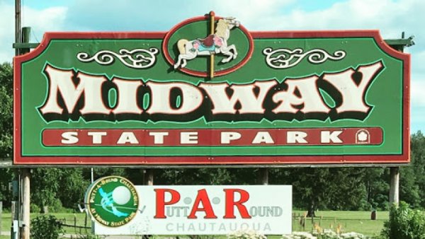 Midway State Park sign